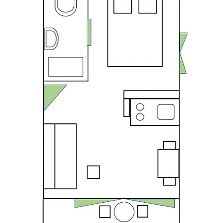 Apartment Garden House *
